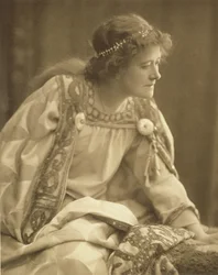 Ellen Terry (1847-1928) als Cordelia, nach einem Foto von Window & Grove